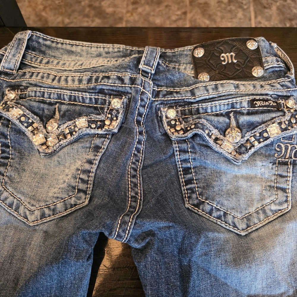 Miss Me Embellished Women's Jeans - Blue
